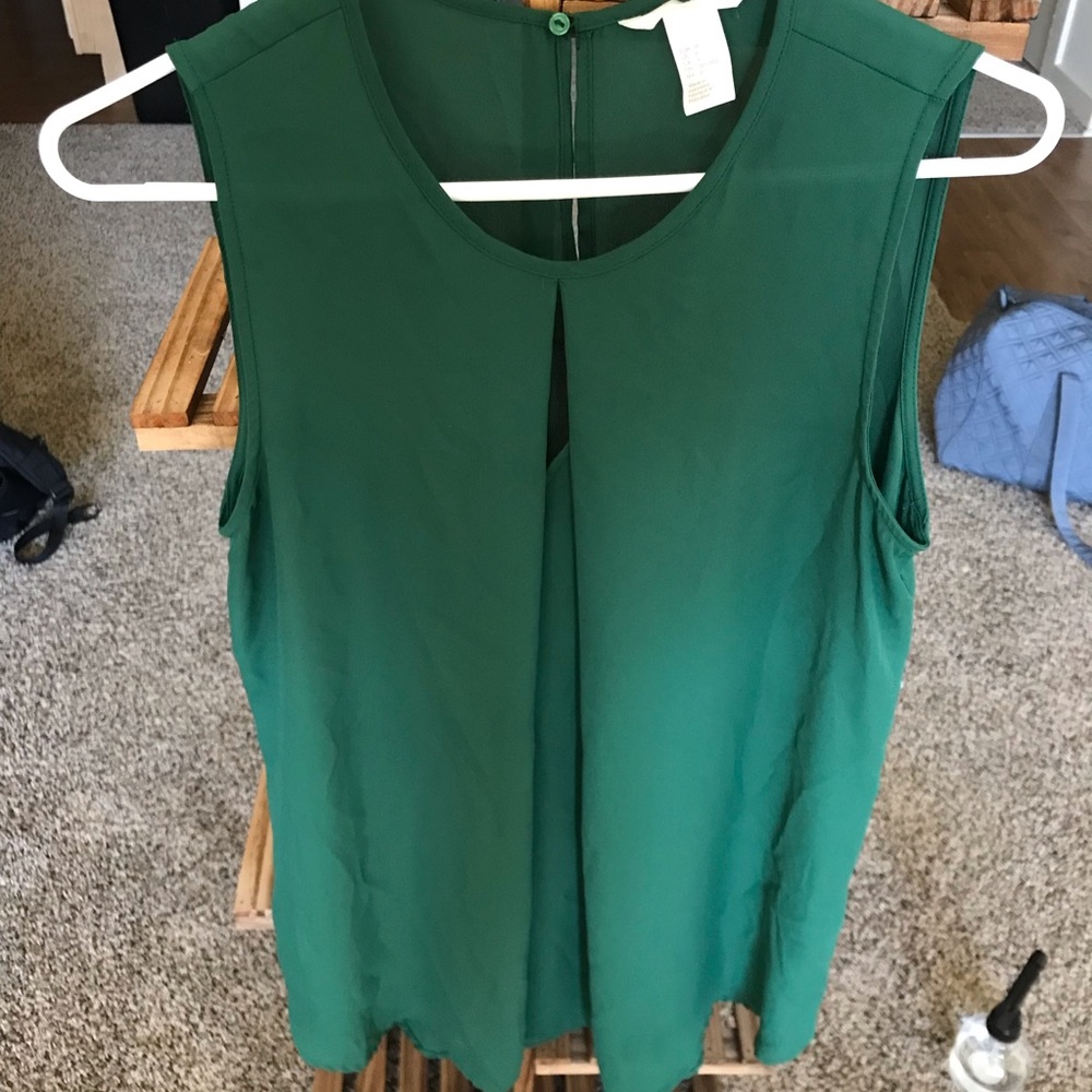 Emerald green women’s blouse
